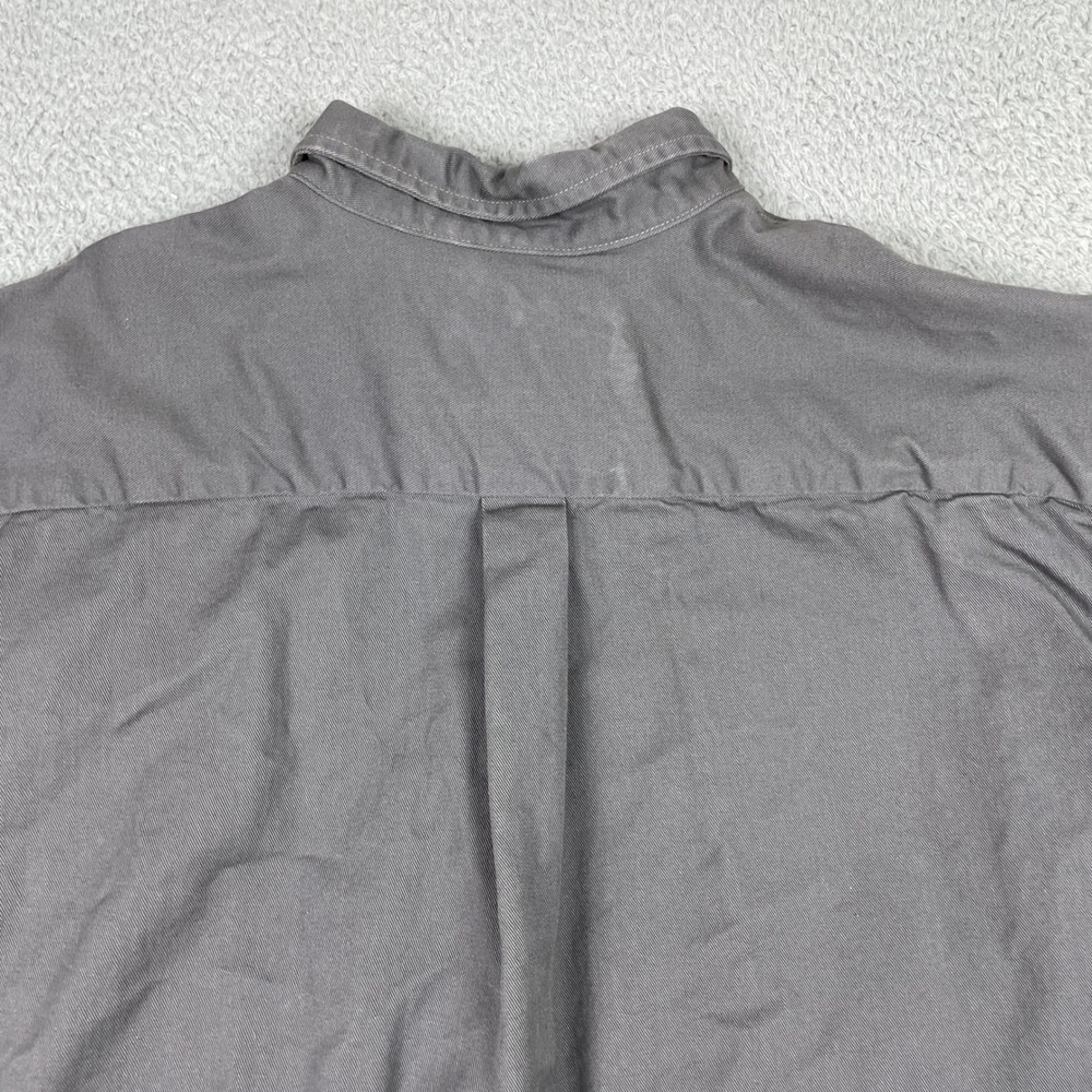 Wrangler Riggs Workwear FR Shirt Mens XL Grey Flame Resistant Long Sleeve Cotton - Picture 10 of 11